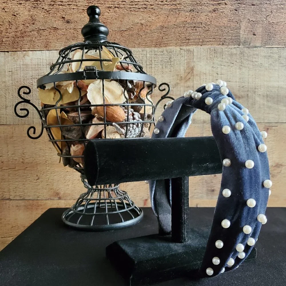 Pearl Velvet Headband